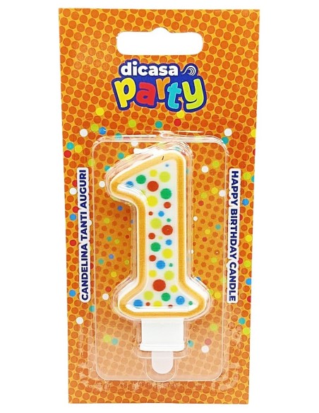 Dicasa Candelina Buon Compleanno - Numero 1